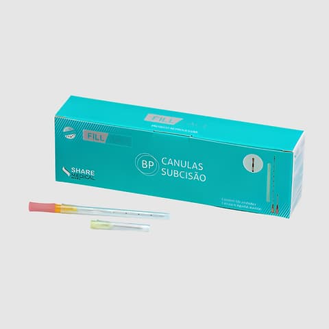 CANULAS FILL FACE 18Gx100MM E AGULHA AUXILIAR