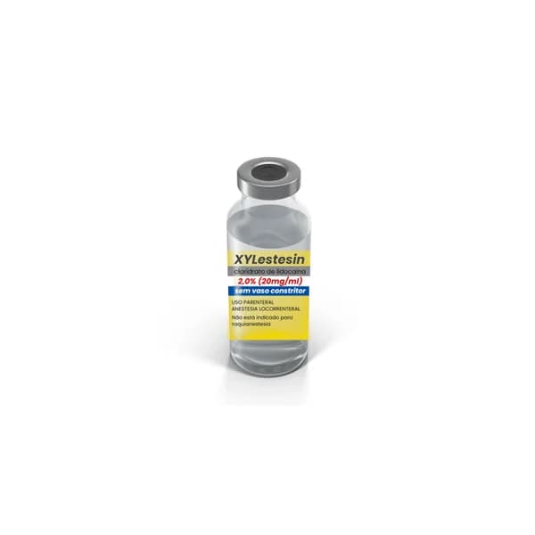 XYLESTESIN 2% 20MG/Ml SEM VASOCONSTRITOR - CRISTÁLIA